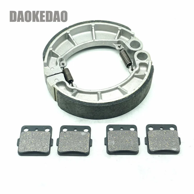 For Honda TRX420TE TRX420TE1 Fourtrax Rancher ES 2007-2016 Front Rear Brake Pads Shoe Sets TRX420 TRX 420 FE FM Parts