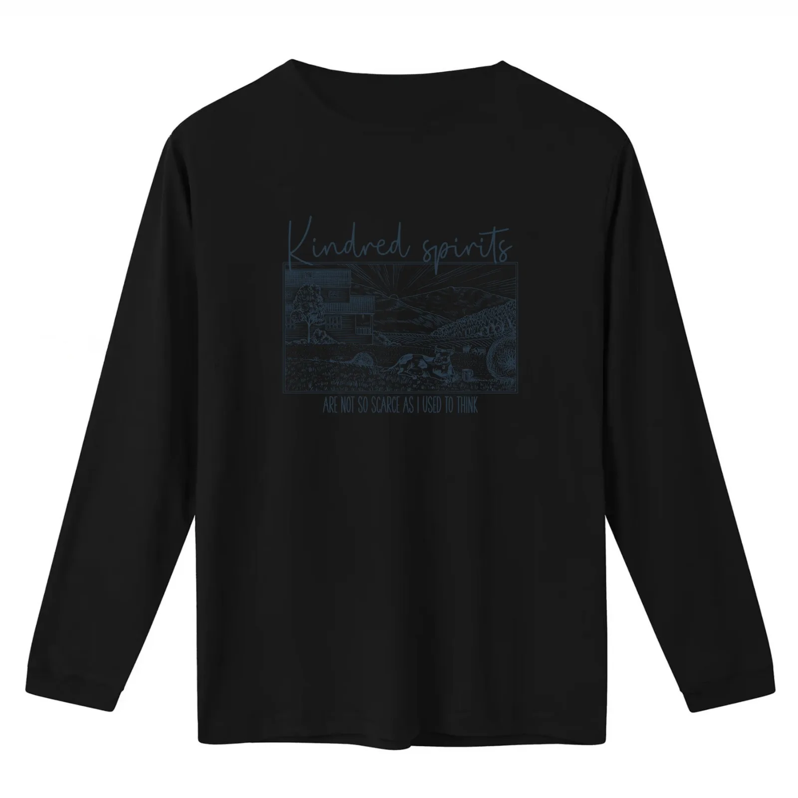 Anne of Green Gables Bookish Classic Literature T-Shirt Summer Casual Cotton Tee Oversized Streetwear Tops Unisex Men Women