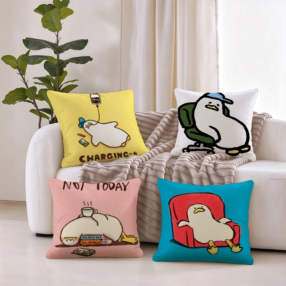 Cute S-Ssebong Cartoon kids cushion cover Square Office Bedroom Headboard Sofa Living Room Backrest Cushions Sleeping