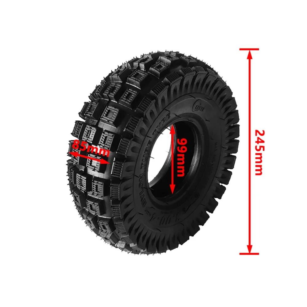 High Quality 3.00-4 Wear-Resistant Tire 260x85 Rubber Tyre For Electric Kid Gas Scooter Wheelchair ATV Go Kart Razor E300 Wheel