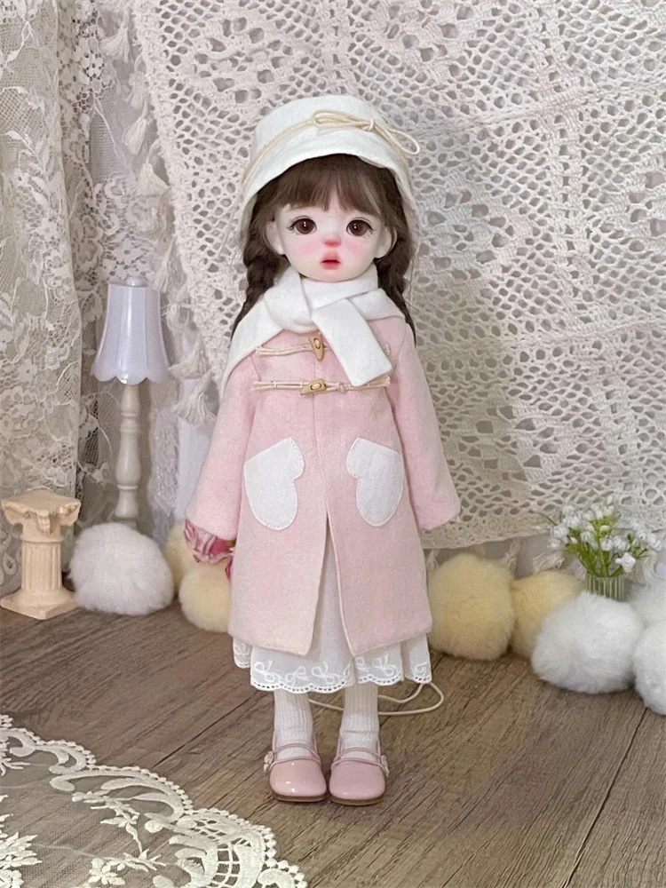 New Arrival BJD Doll Clothes For 1/6 Yosd Doll Coat Skirt Socks Hat Suit Dolls Clothing Accessories