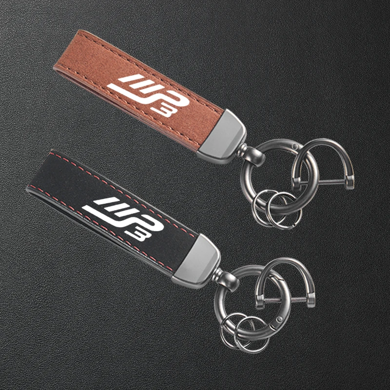 For Piaggio MP3 125 300 400 500 MP3125 MP3300 MP3500 Motorcycle Keyring High-Grade Leather Suede Keychain Accessories