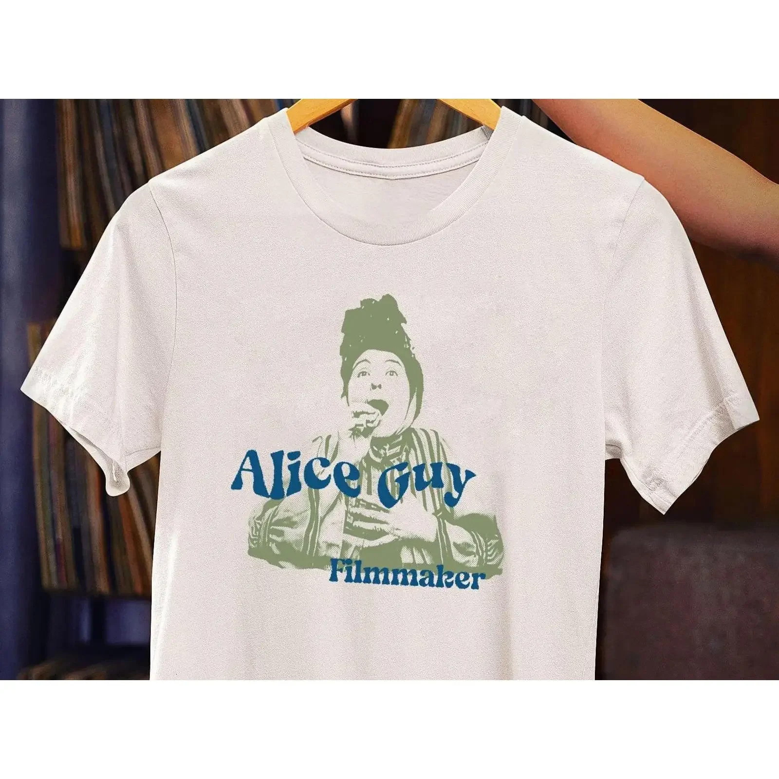 Alice Guy T Shirt Pioneer Female Filmmaker Cinema History vintage Washed Slightly Comfortable fashion designer clothes Stylish