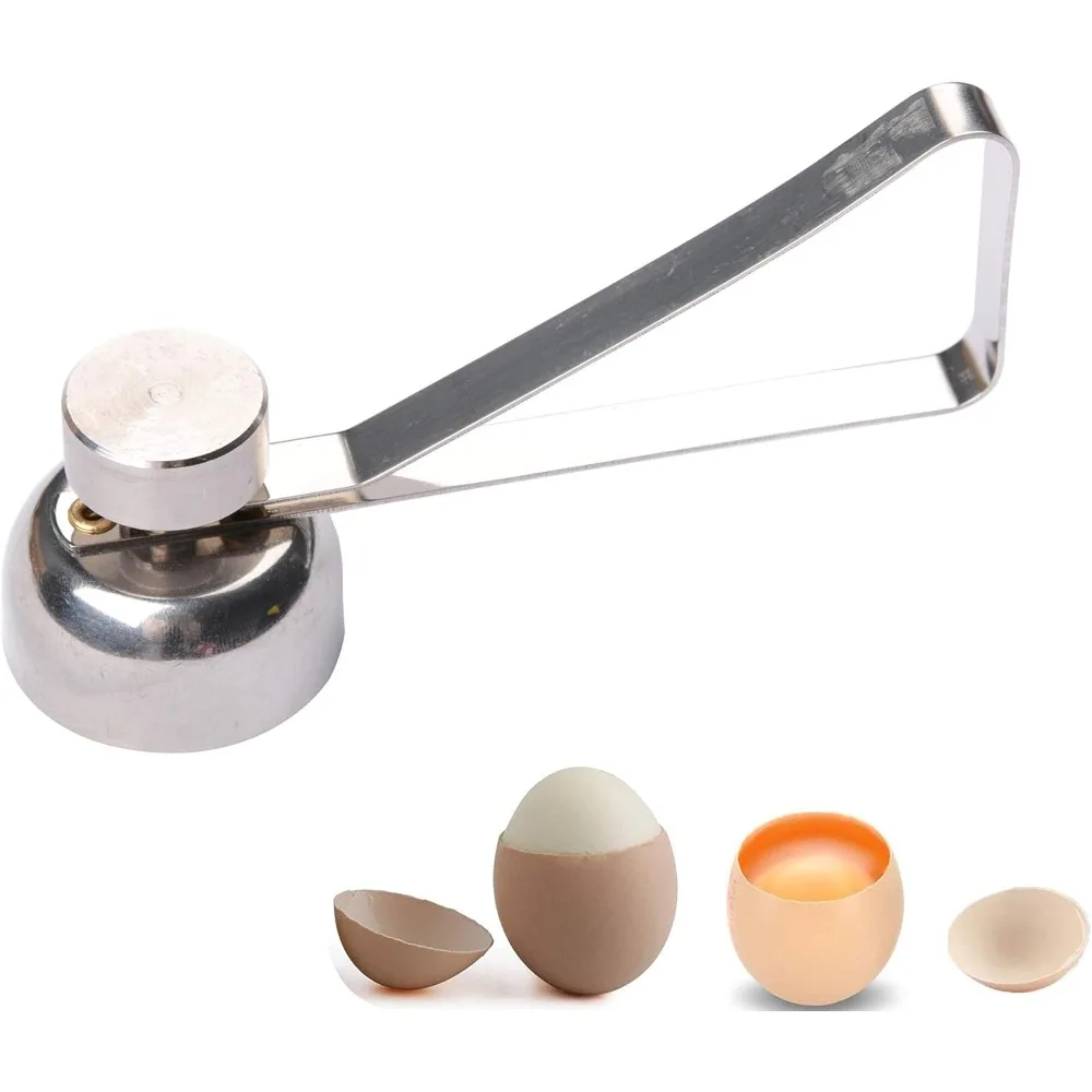 News 2025 Egg Scissors Egg Topper Cutter Shell Opener Boiled Raw Egg Open Creative Kitchen Tools Stainless Steel Good