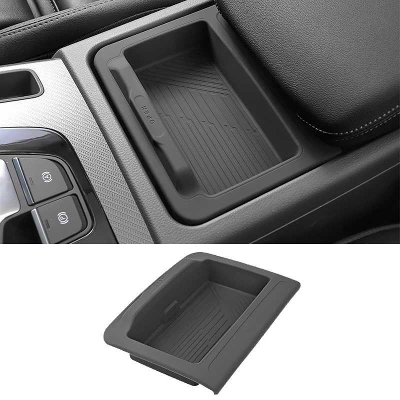 For Audi Q5 2018 2019 2020 2021 2022 2023 FY Silicone Upper Storage Box Mat Cover Car Accessories Trim