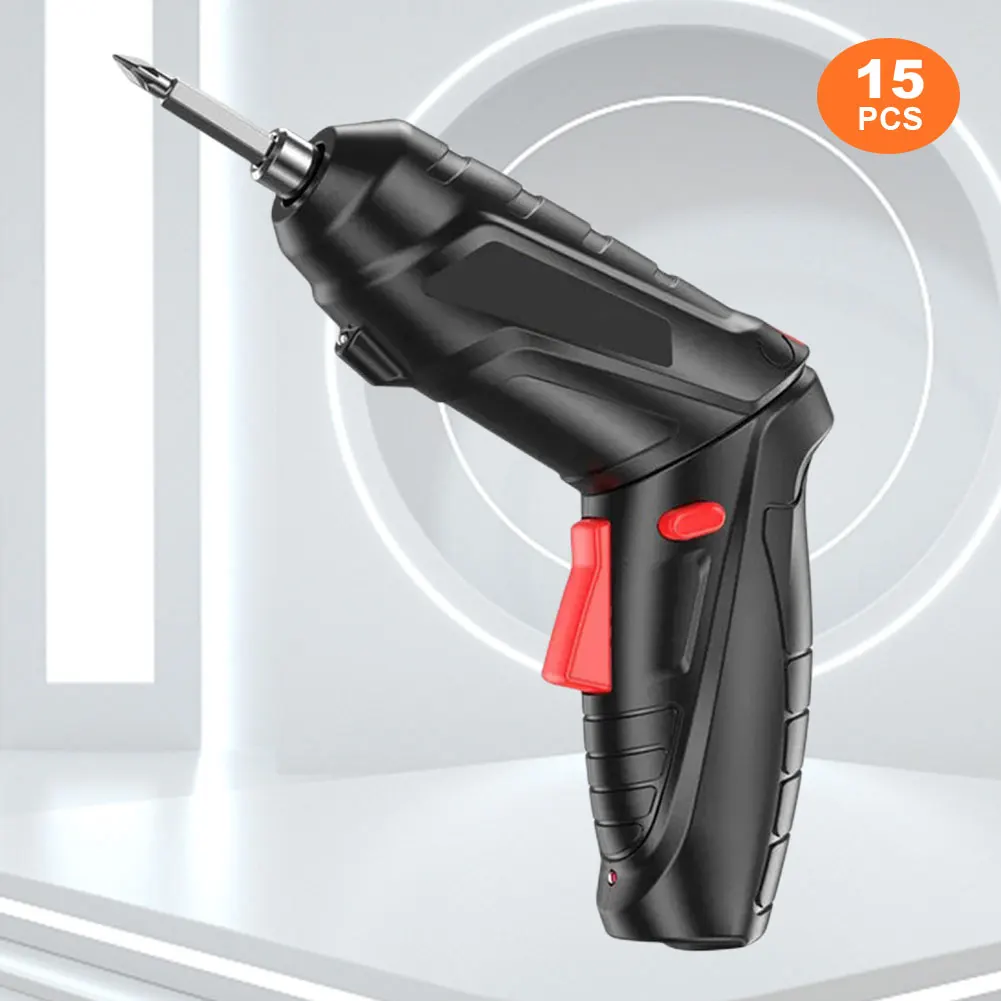 Electric Screwdriver Battery Rechargeable Cordless Screwdriver Powerful Impact Wireless Screwdriver Set Mini Drill Power Tools