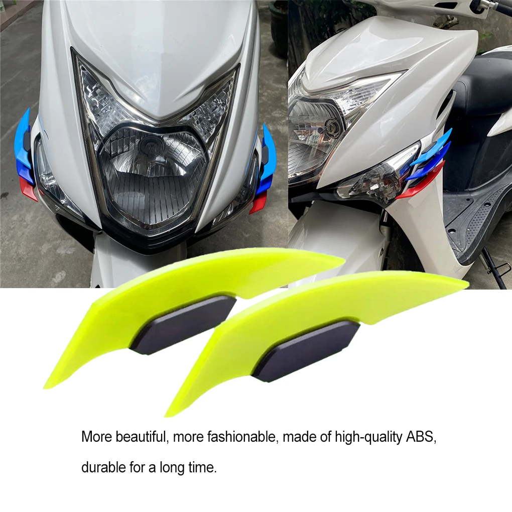 Decoration Sticker Motorcycle Spoiler Stickers Sturdy Decorative Blue