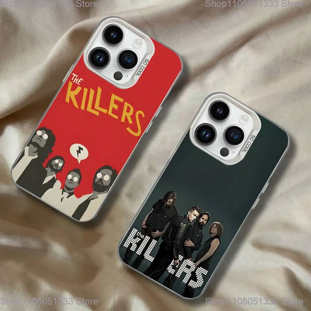 

Band The K-Killers Phone Case For iPhone 16,15,14,13,12,11,Pro,XS,Max,Plus,Mini,SE White Candy Matte Shockproof Cover