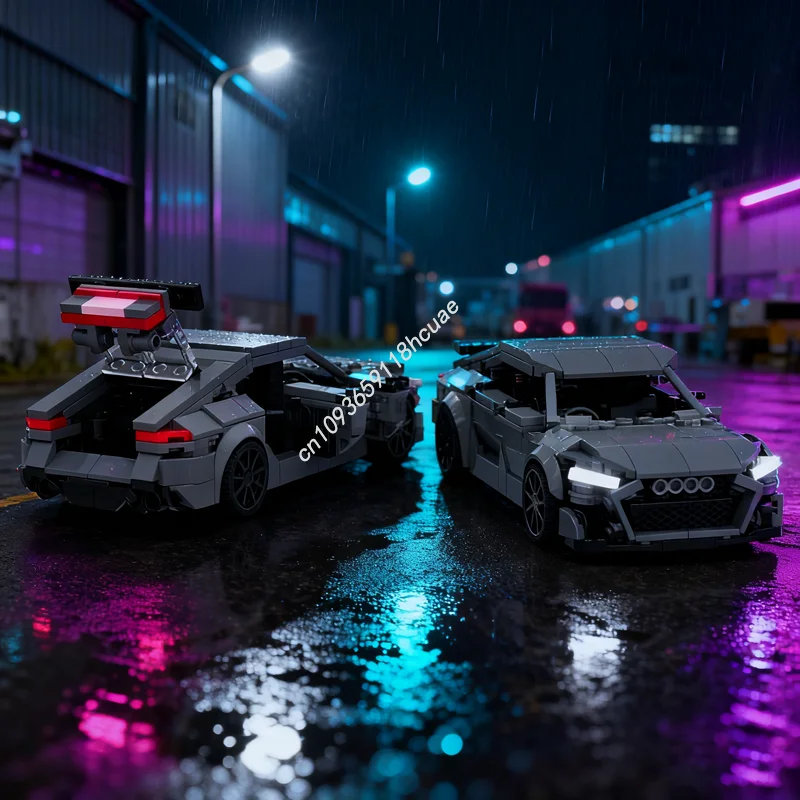 

342 шт. MOC Audiee City Champions, модель строительных блоков, строительная сборная игрушка, креативные рождественские подарки, образование, день рождения