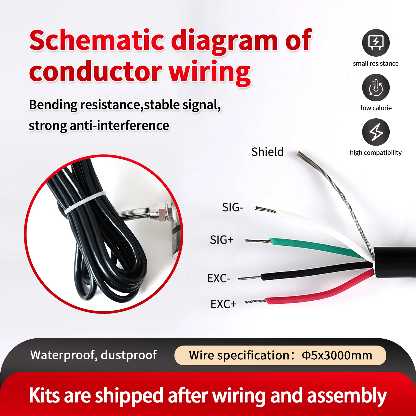 

Column S Load Cell Sensor,Test the Tensile Force and Compressive Force,High Precision,Capture Transient Waveform Data,RS232