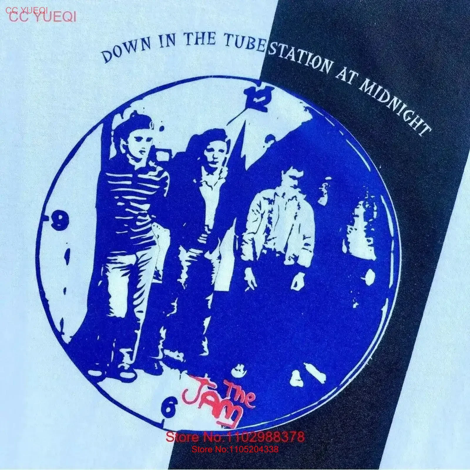 Vtg The Jam Down in Tube Station at Midnight Album T Shirt Size XL vintage Washed designer clothes Comfortable streetwear Soft