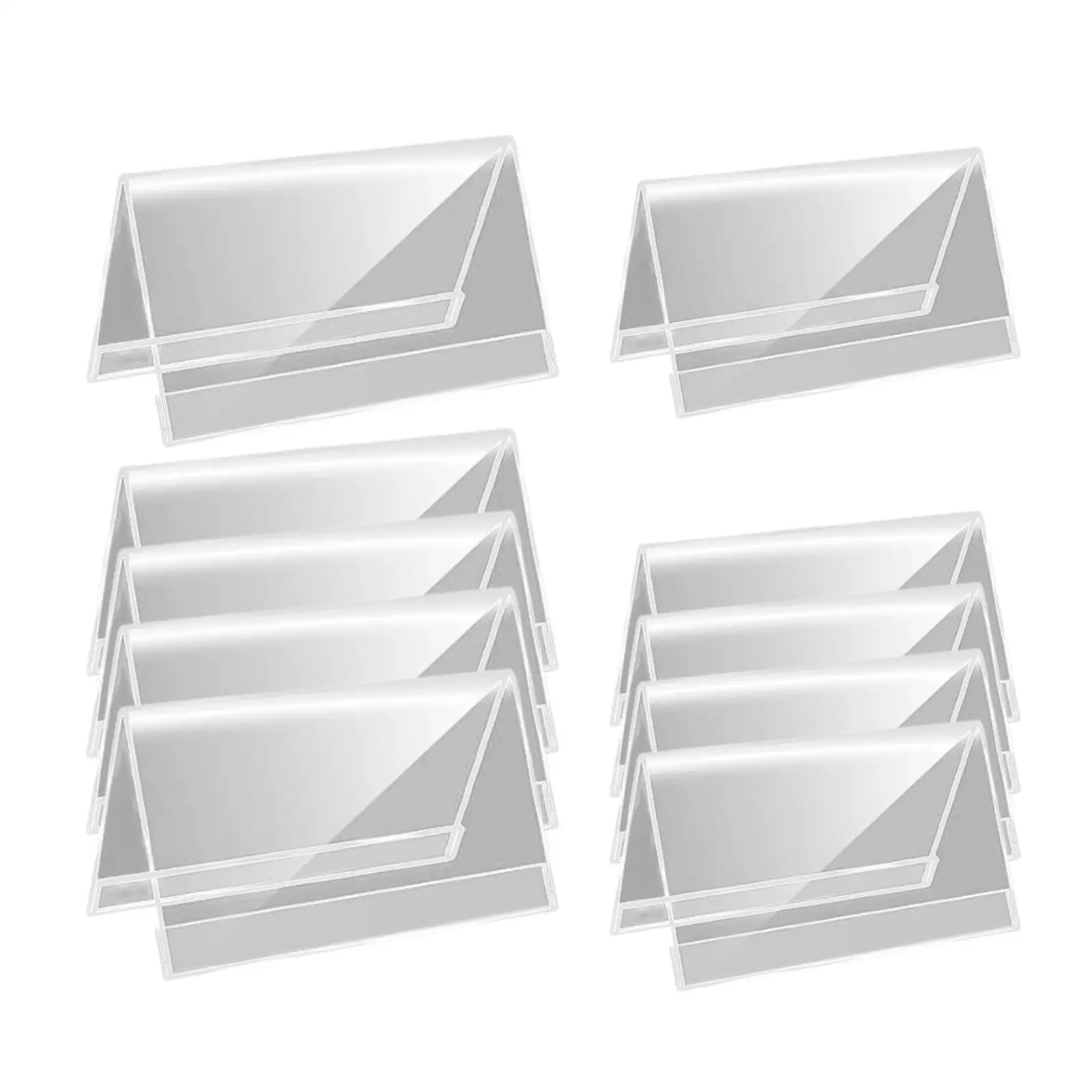 5 Pieces Display Business Card Holder ,Clear Sturdy Accessory Business Card Holder ,Display Holder Rack Display Rack for Office