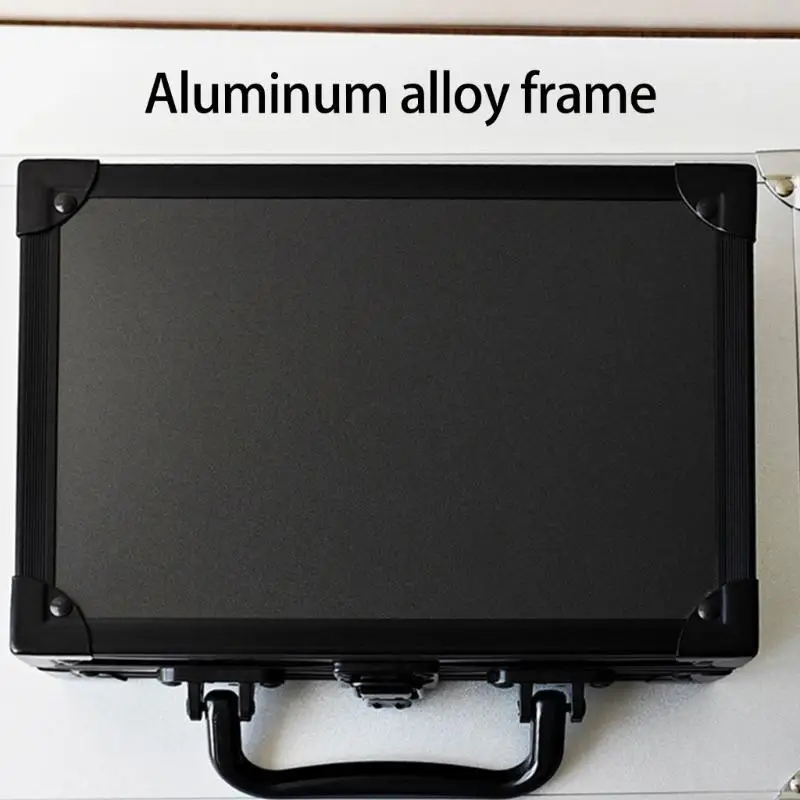 A52E Portable Size Aluminum Alloy Gemstones Organizers With Soft Sponge Cushion Designs for Home or Exhibition Display Use