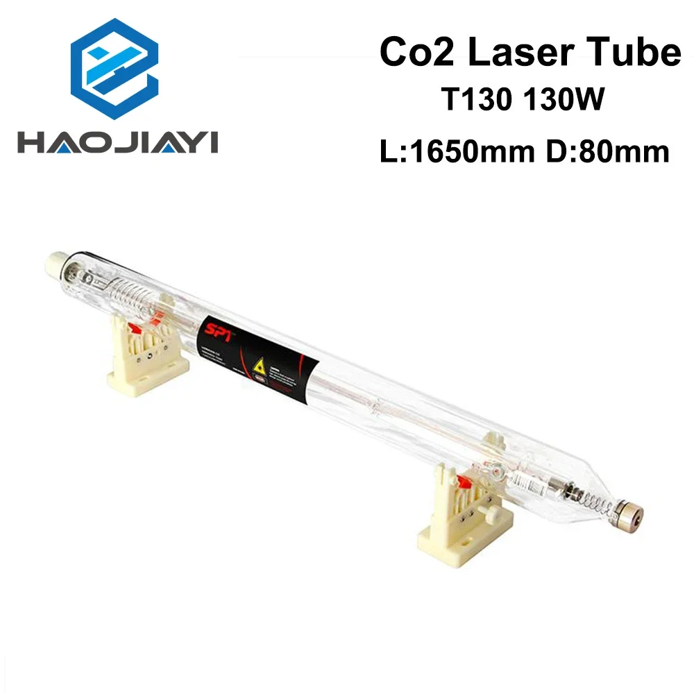 

HAOJIAYI T150 150-180W Co2 Laser Tube 150W Length 1850mm Dia. 80mm for CO2 Laser Engraving And Cutting Machine