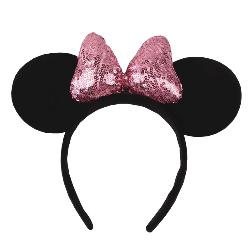 1 Stück Mausohren-Stirnband für Mädchen und Kinder, 10,2 cm, gepunktete Schleife, Haarband, Urlaub, Party, Reisen, DIY-Haarschmuck