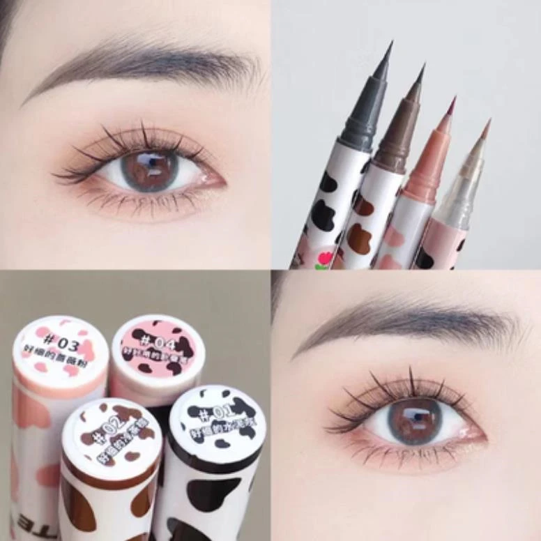 FLORTTE Fine Eyeliner Pen Aegyo-sal Pen Cute Eye Bags Shadow Outline Natural and Durable Waterproof Eye Liner Beauty Cosmetic