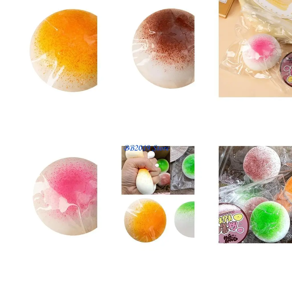 q0kb ความเครียดของเล่นมือบีบขนมปัง mochi ของเล่นของเล่นเรื่องตลกเชิงปฏิบัติของเล่นที่เพิ่มขึ้นช้า