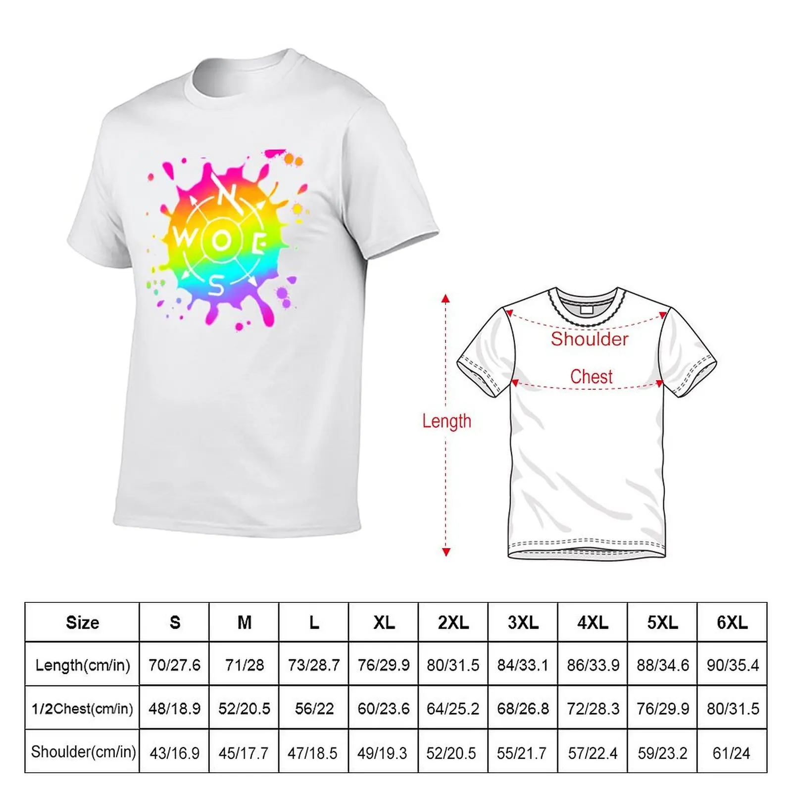 ONEWE Logo - Rainbow T-shirt for a boy shirts graphic tees sweat heavyweight t shirts for men