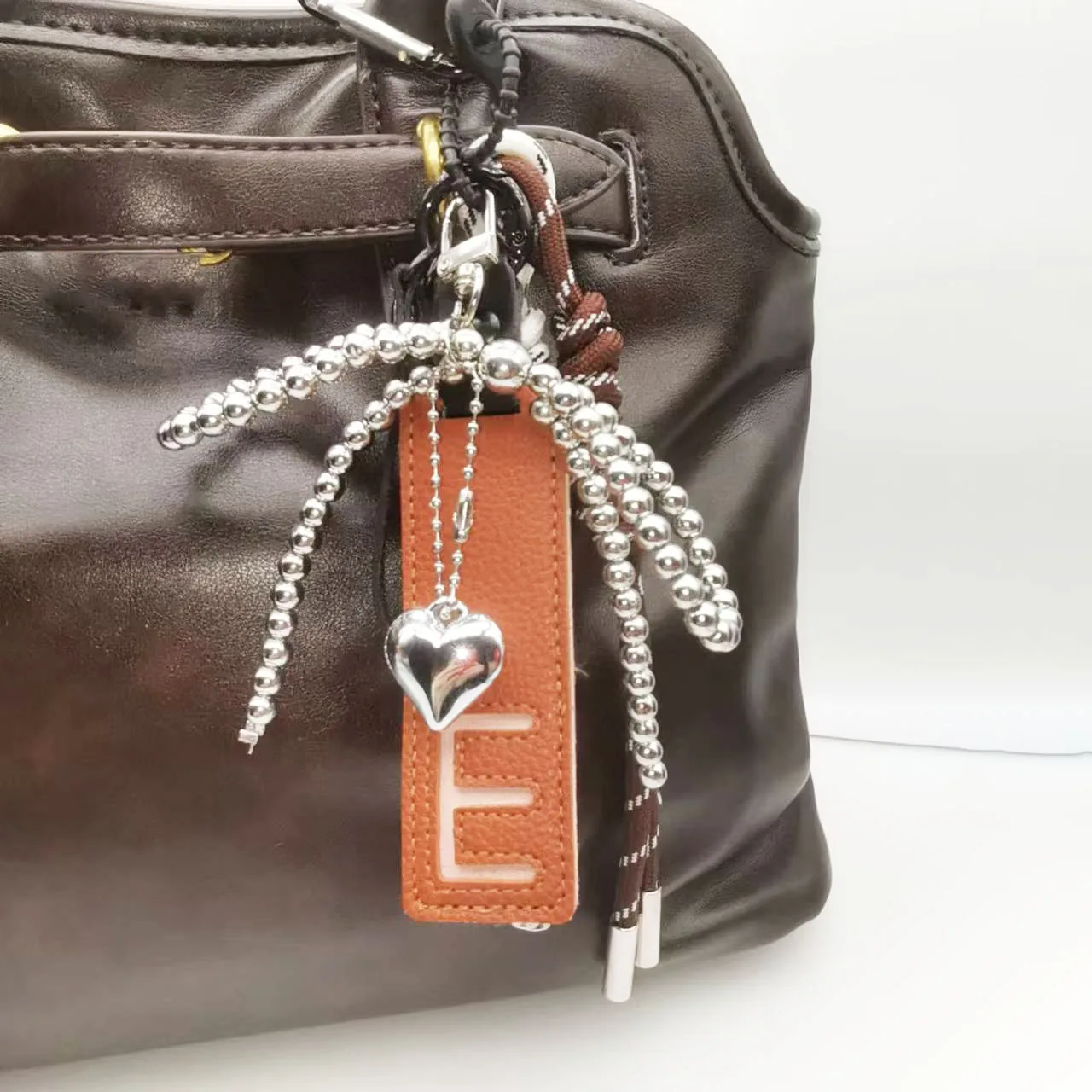 Bag Charms Luxury Bag Chain Letter Alphabet Pendant for Loewe Bag Women Handbag Purse Keychain Man Backpack Wallet Decoration