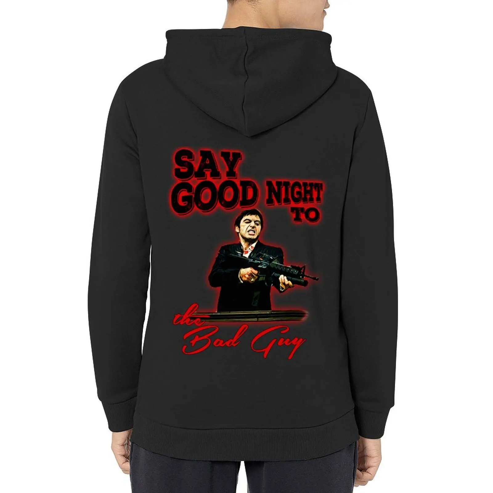 

say good night to the bad guy Hoodie anime clothes male clothes blouse autumn new products new hooded tee