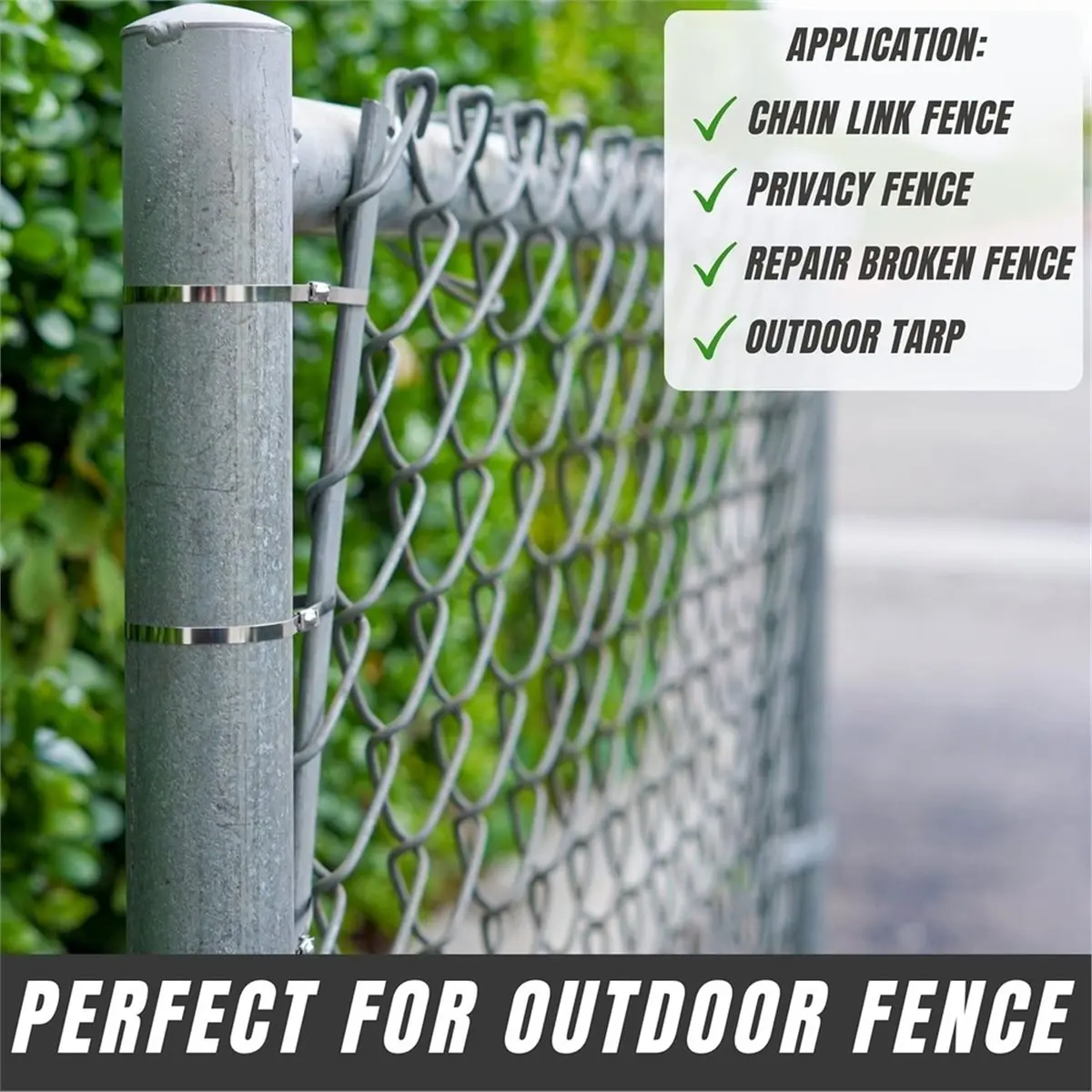 【MUST-HAVE LIST】 Metal Zip Ties 11.8 Inch 200pcs 304 Stainless Steel Zip Ties Heavy Duty Multi-Purpose Self-Locking Cable Ties