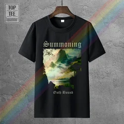 T-shirt Summoning Oath Bound, Noir, Métal, 100% Coton, S, 5XL