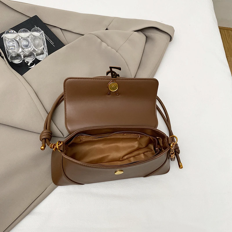 Borsa da donna portatile in pelle di alta qualità, borsa a tracolla con tracolla a catena per pendolarismo da donna, borsa a tracolla da donna alla moda