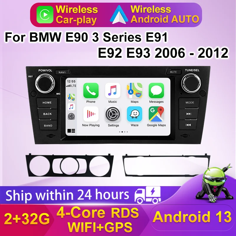 

2Din Car Autoradio Radio Multimedia Video Player Navigation GPS NO DVD For BMW 3 Series E90 E91 E92 E93 2006 - 2012 Carplay AUTO