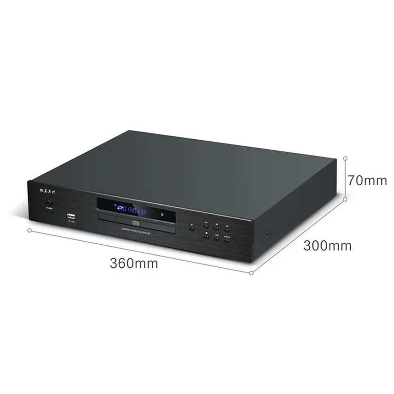 Audiophile HIFI CD Player Bluetooth 5.0 USB Lossless Music Player Balanced Digital Optical Coaxial Output DTS Music Turntable images - 6