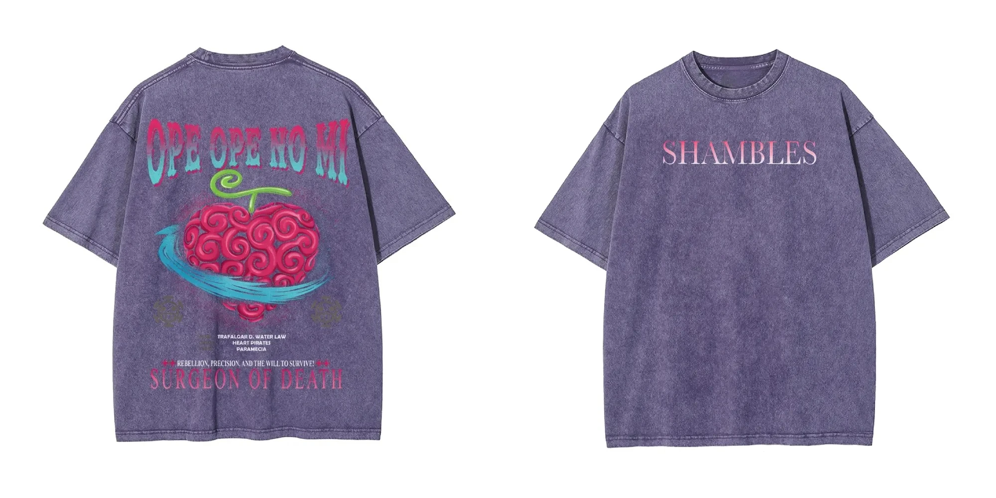 ONE PIECE Devil Fruit Retro Tee
