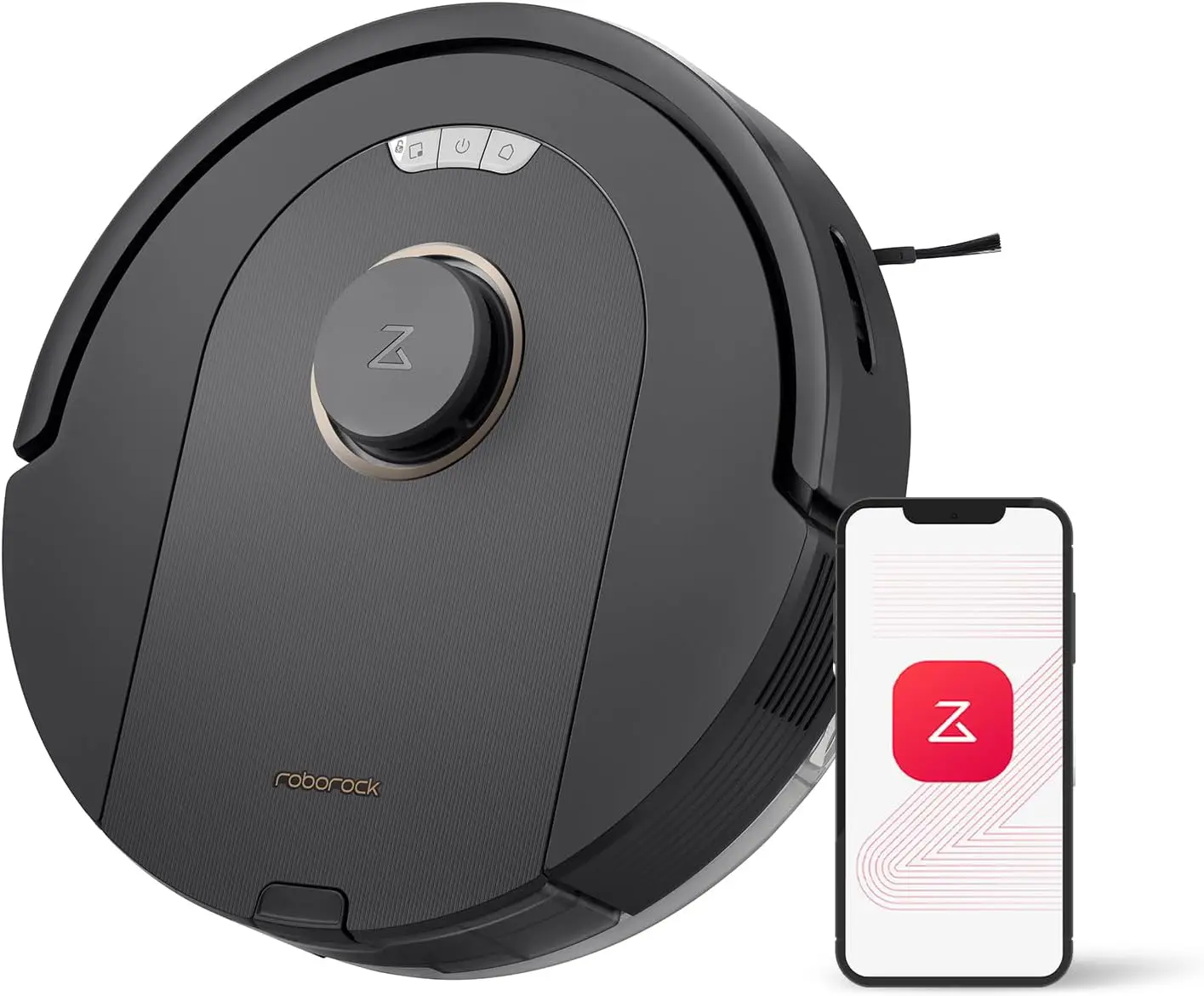 roborock Q5 Pro Robot Vacuum and Mop Combo,5500Pa Suction,DuoRoller Brush,LiDAR Navigation,with 240 min Runtime,Smart No-Go Zone