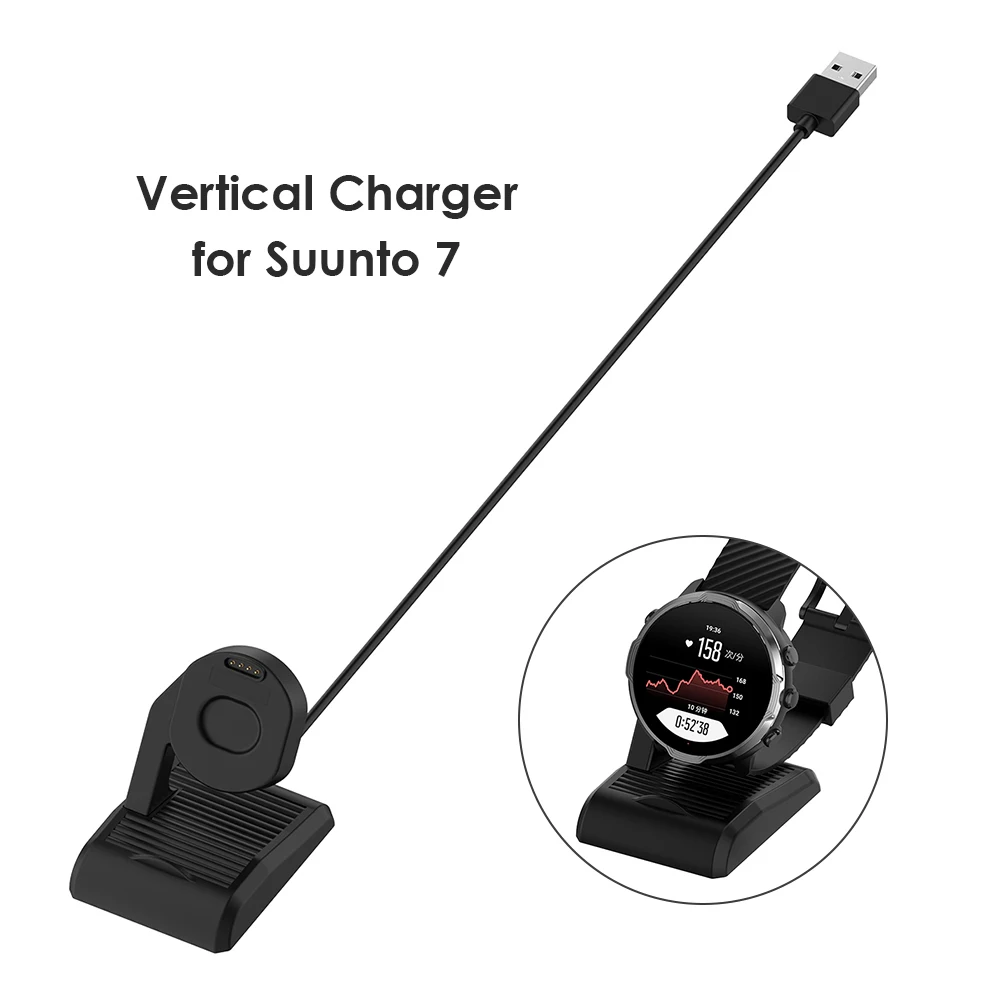 

USB-подставка для зарядного устройства, зарядная док-станция для Suunto 7, подставка для зарядки умных часов, адаптер, порт для зарядки, подставка для синхронизации, док-станция