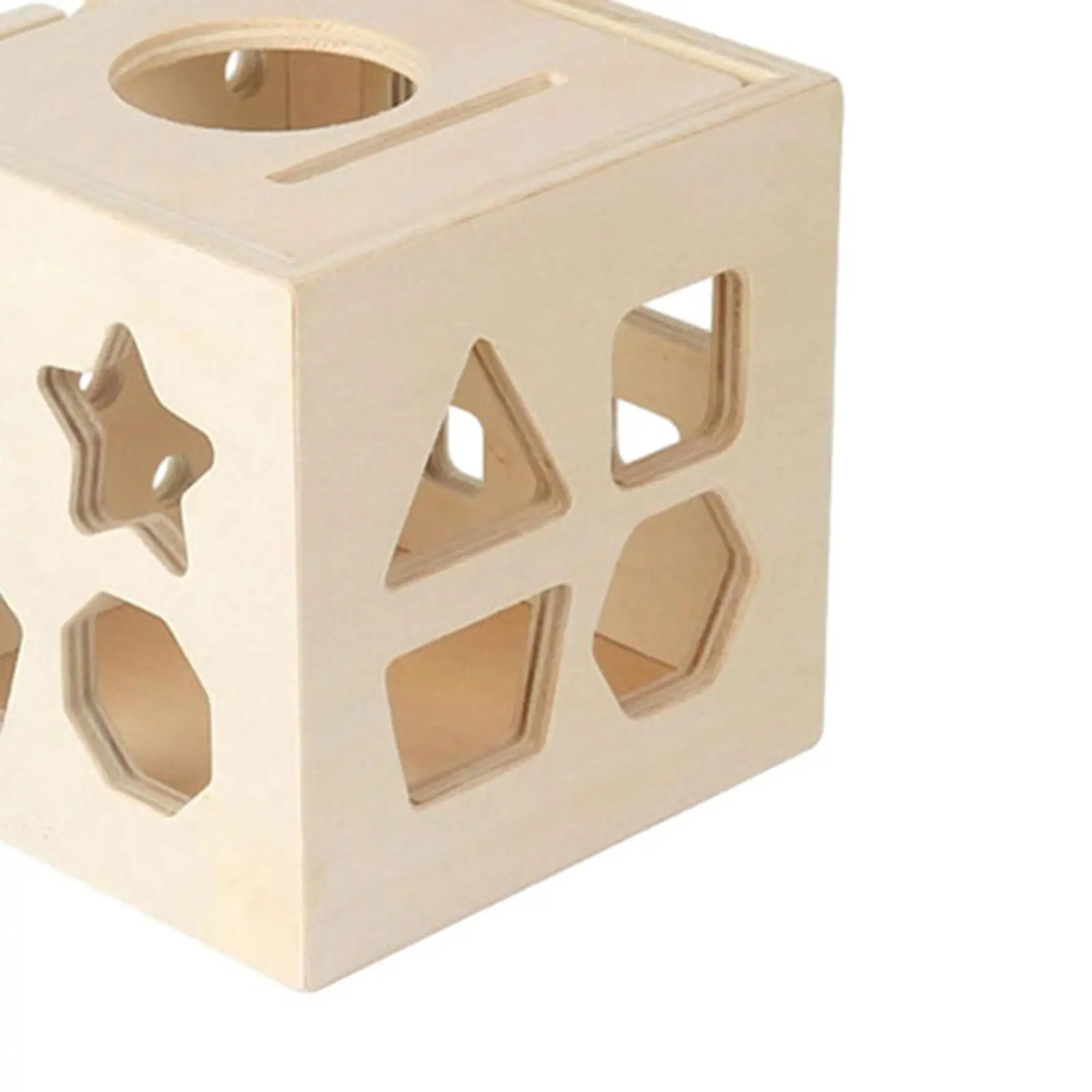 Wooden Montessori Color Shape Sorter for Baby Boys Girls Party Favor