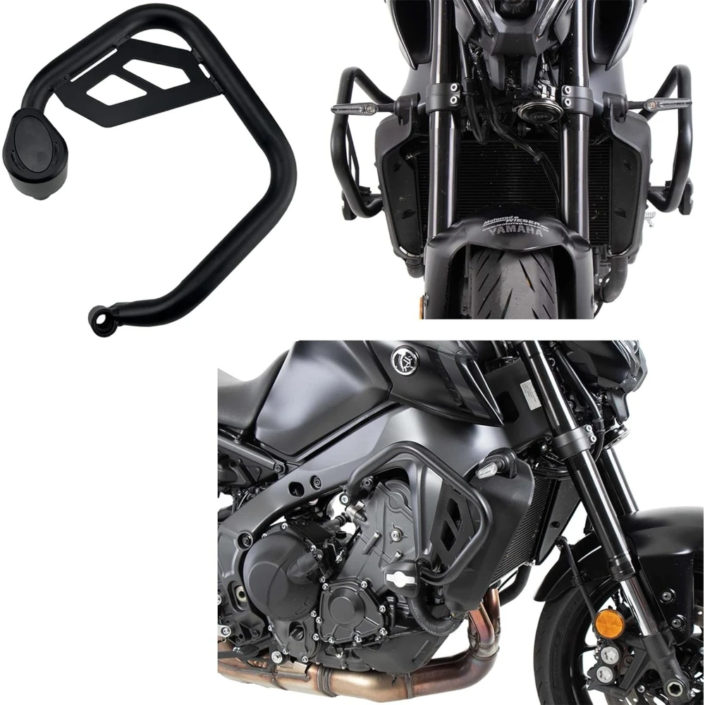 

Motorcycle Engine Bumper Guard Engine Upper and Lower Bumps Crash Bar For Yamaha MT09 2020 2021 2022