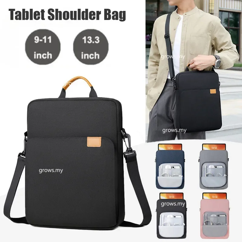 

Multi Pockets Bag For 2024 New iPad Air Pro 11"13" mini7 A17 Pro M2 M4 5th 7th Pro12.9 10.2 Air 5 4 3 2 1 Pro10.5 5th 6th 9.7