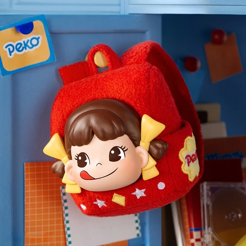 Funism Fujiya Peko Memory House Series Blind Box Vinyl Plush Nostalgic Cute Collectible ornament Room Decor Birthday Gift