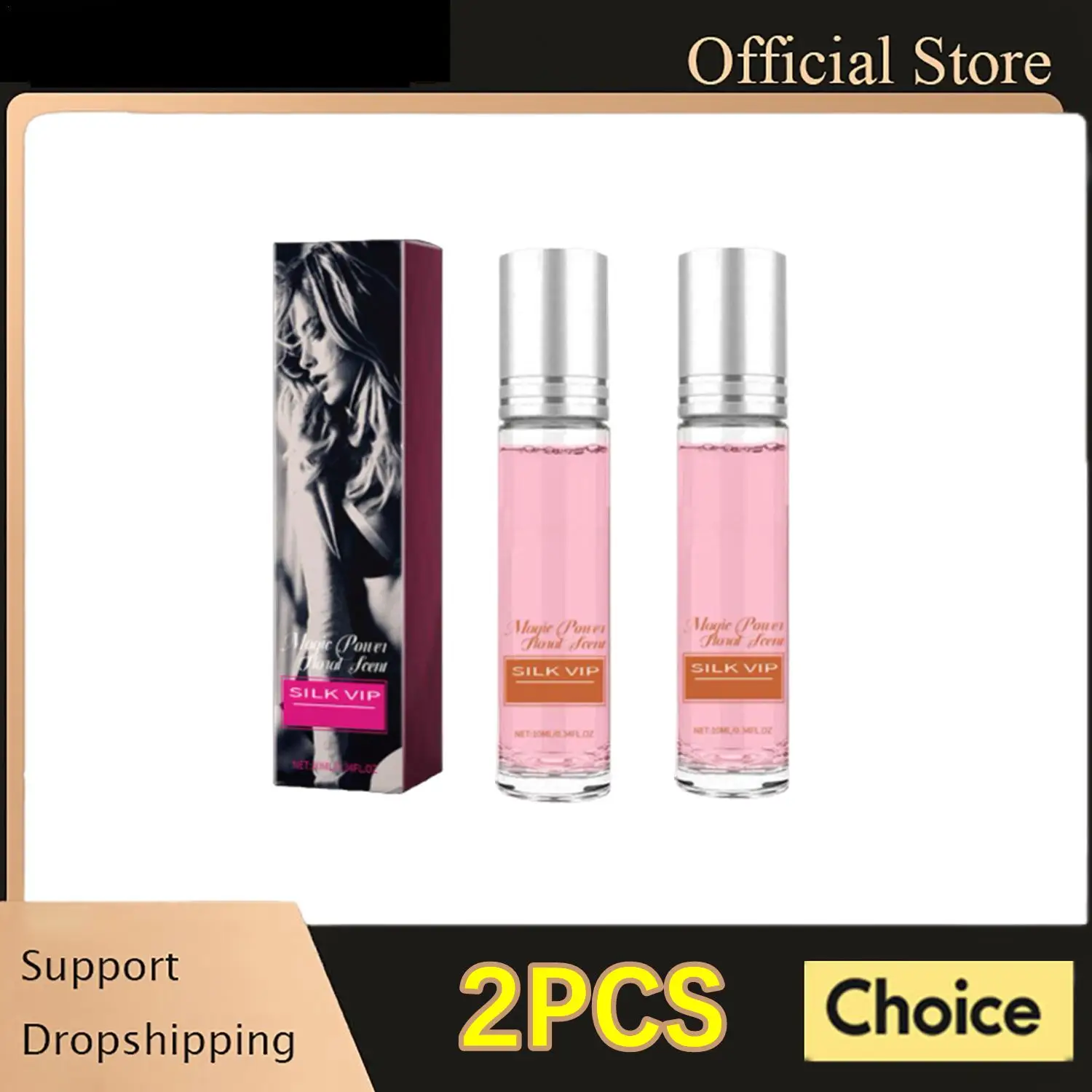 

2Pcs Perfume Pheromone Charming Floral Perfume For Men And Women Long Acting Perfume Oil Body Essential Oil Perfume Elastic Oil