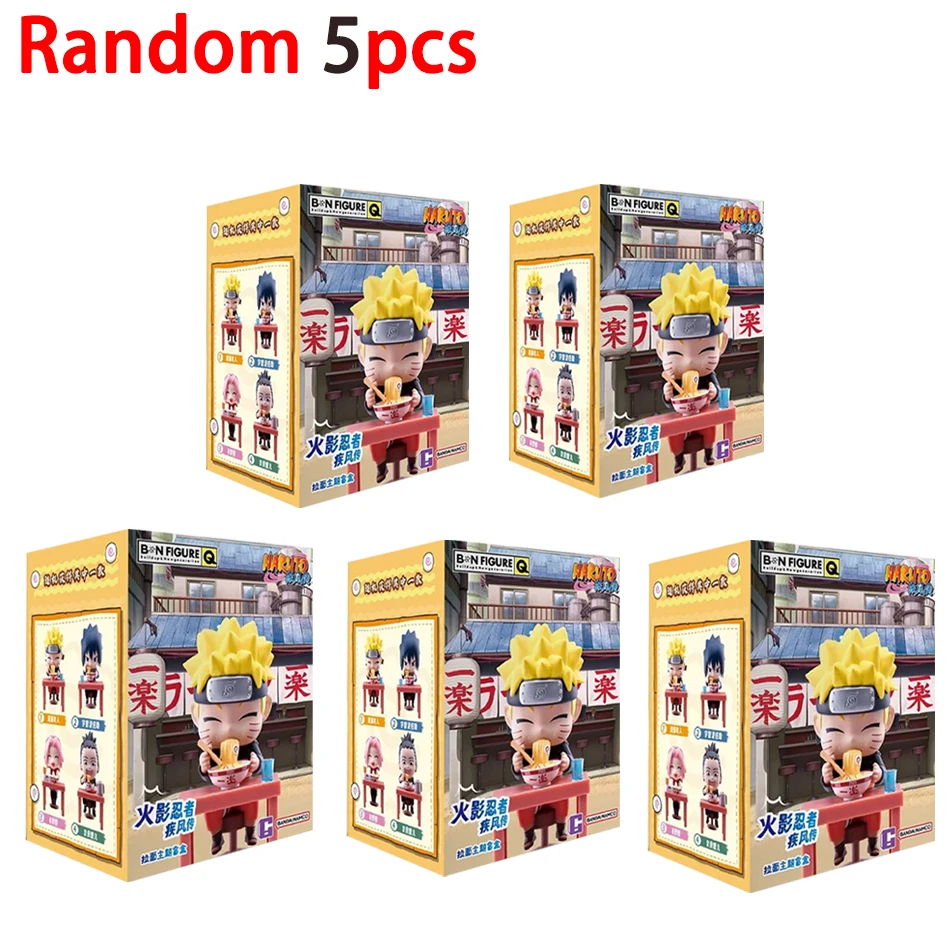 Bestseller Naruto Shippuden Ramen Themen-Serie Blind Box - Chibi Mini PVC Anime-Figuren, Uchiha Sasuke & Naruto Spielzeug, Tägliche Geschenke