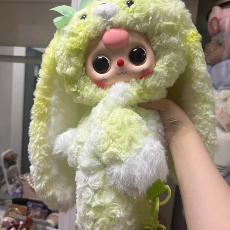 Baby Three Hug Zaino per bambini Scatola cieca Kawaii Anime Figure Borsa a sorpresa Scatola misteriosa Anime Doll Ciondolo in peluche Raccogliere giocattoli per ragazze