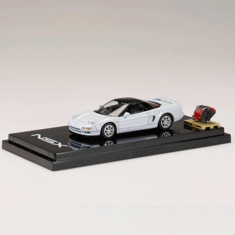 Hobby Japón Diecast escala 1:64 Honda NSX-R (Na1) con motor aleación coche modelo colección recuerdo exhibición estática ornamento regalo