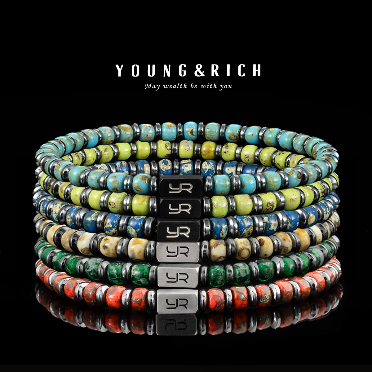 

YOUNG&RICH 4mm Miyuki Seed Bead Bracelet - Unisex Layering Chain | Premium Friendship Gifting