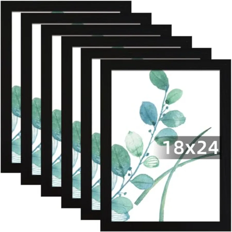 

Picture Frame Set of 6 Display Pictures Without Mat for Wall Mounting Wall Gallery Poster Frames