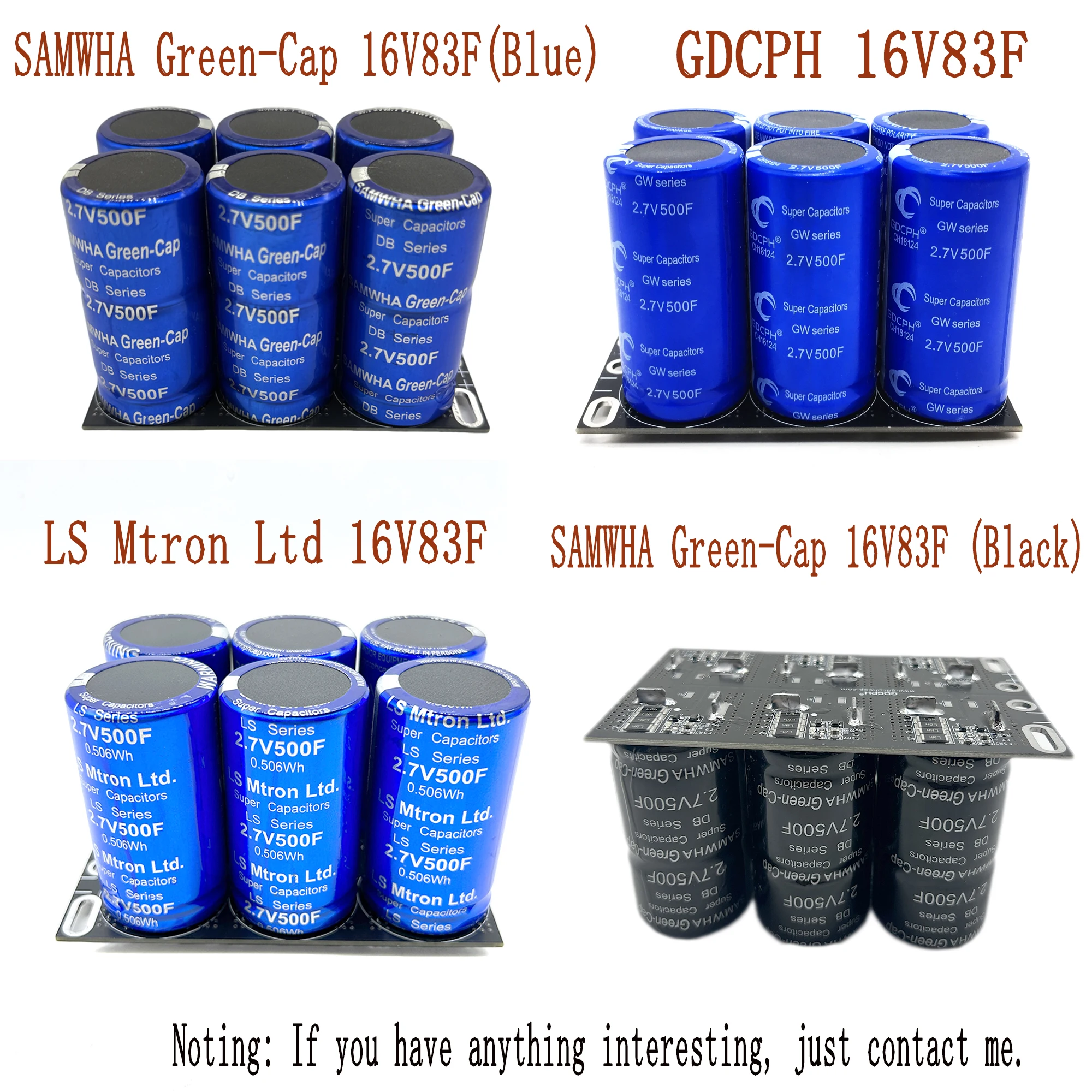 

Original 16V83F Balance Circuit Board 2.7V500F For Balance Protection Plate Lift Power Energy Backup Power Supply