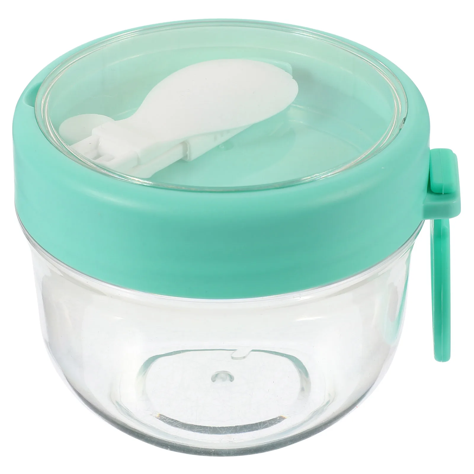 

Portable Breakfast Cup Oatmeal Cups Oats Overnight Container Jars with Lids Glass Bottle for