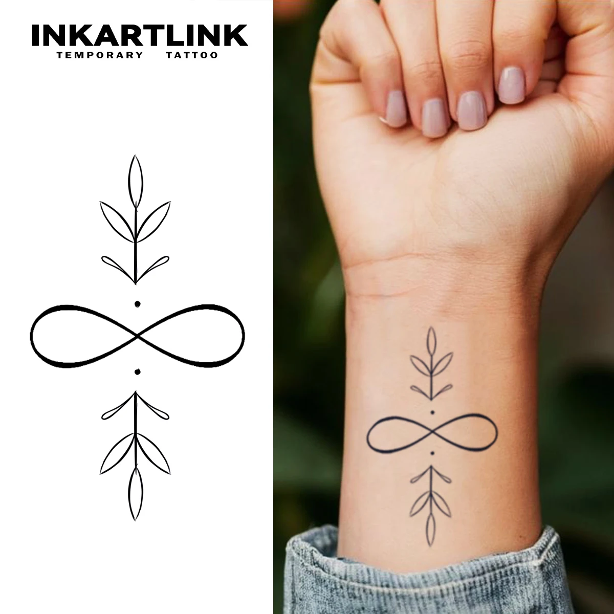 

INKARTLINK, простое геометрическое лезвие, неограниченное количество символов, татуировки, наклейки, водостойкая временная татуировка, цвет, держащая на 1-2 недели