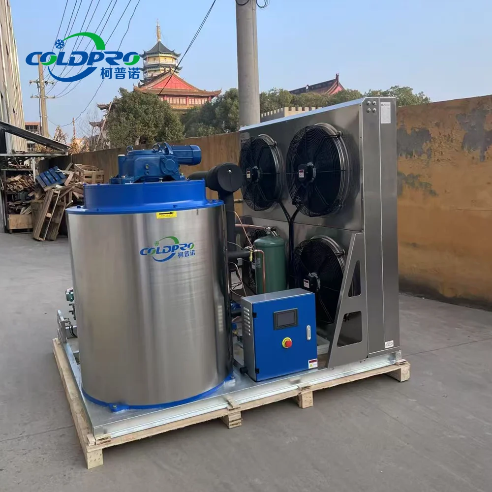 Hot Selling Industrial Compressor Flake Ice Maker Machine With High Productivity And Energy Saving Features