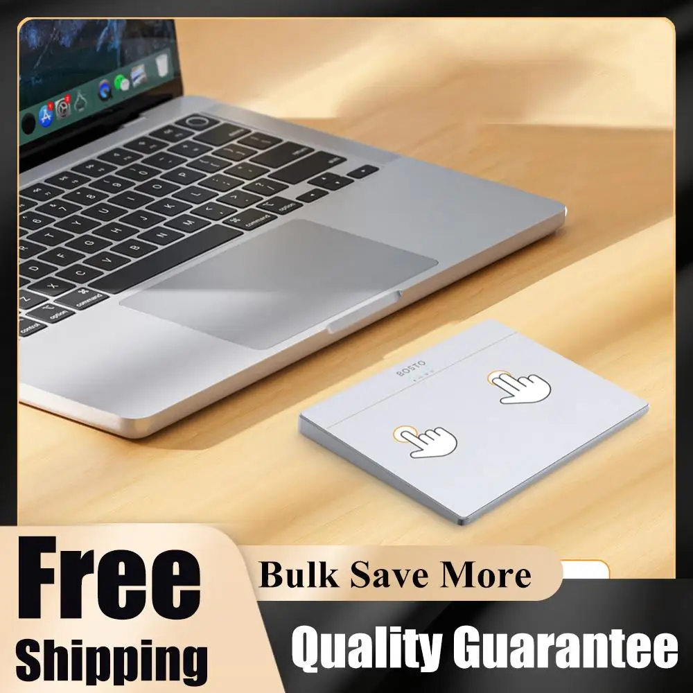 

Portable Track Pad Multi-Gesture USB Touchpad Mouse High Precision Haptic Feedback Wired Precision Trackpad for Laptop iPad
