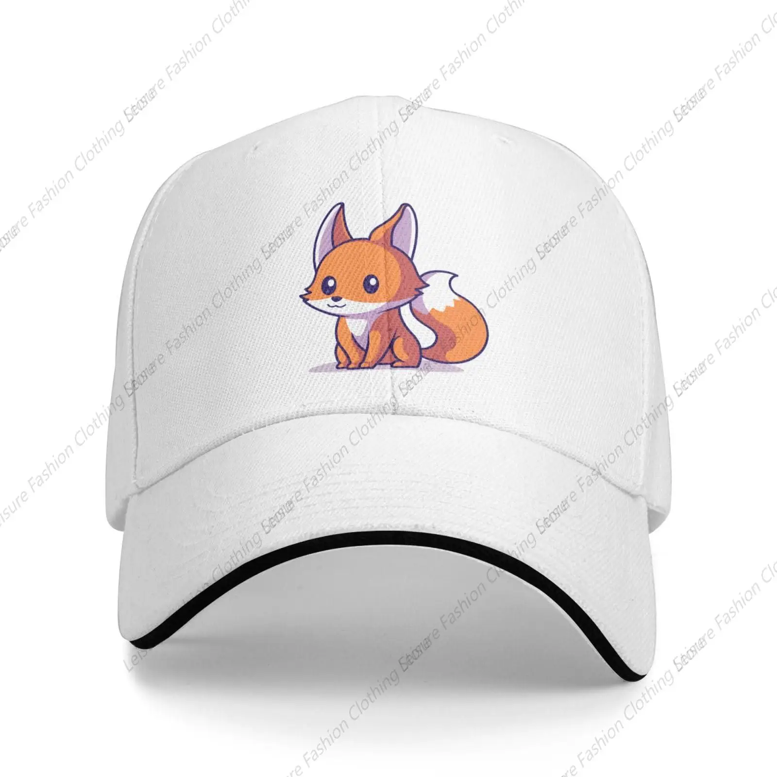 Cute Foxes Baseball Cap Women Men Hat Adjustable Outdoor Baseball Caps Sun Hats