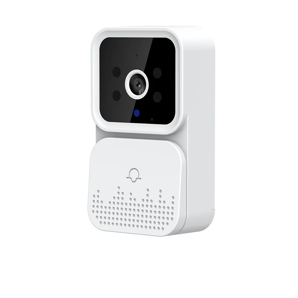 Timbre inalámbrico con WIFI para puerta, timbre Visual con baja compresión, Video, teléfono con timbre interior, larga duración en espera, aplicación Tuya