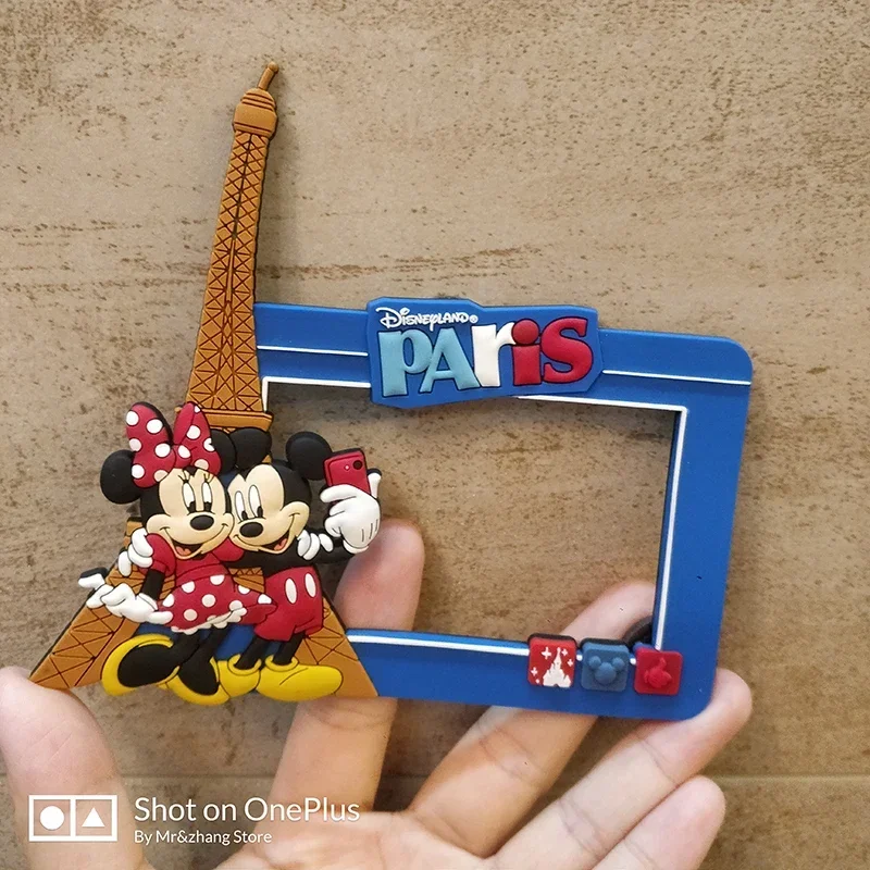 Imán para nevera de dibujos animados de Disney, La Bella y la Bestia, tetera, imán para nevera, marco de fotos de dibujos animados, decoraciones para el hogar